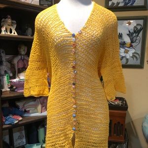 Vintage 1980’s Crochet Dress/swimsuit coverup
